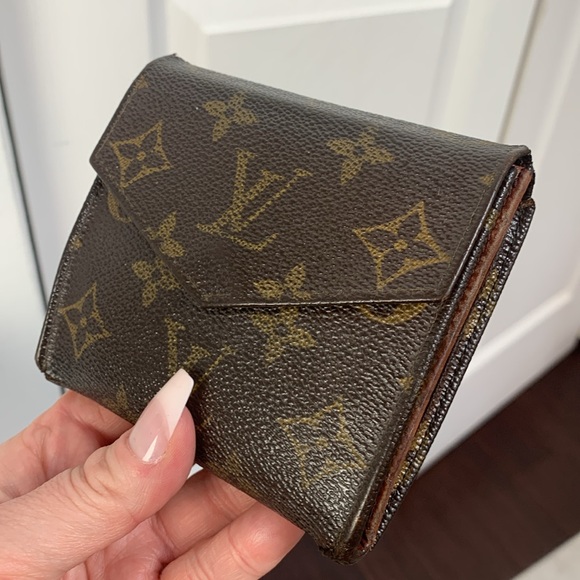 1990 authentic Louis Vuitton compact Elise wallet - scar blemish on front - Picture 4 of 16